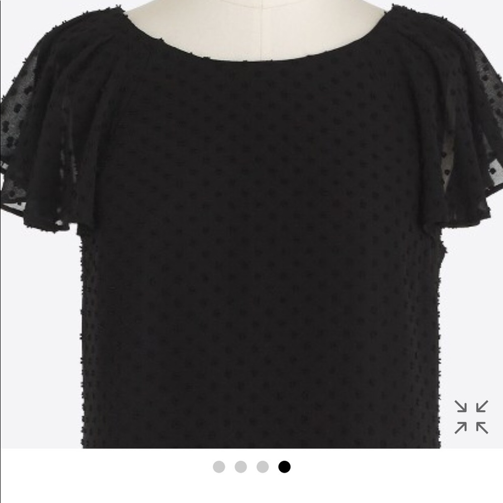 Jcrew Black Swiss dot dress - Picture 5 of 8